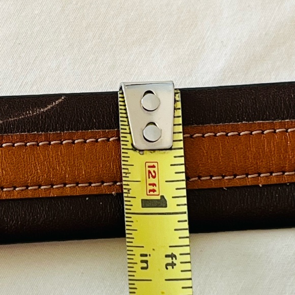 L’Aiglon cowhide two tone belt. RARE. 32 x 1-1/8. Good to very good condition. - Picture 5 of 7